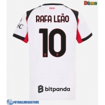 Fotballdrakt Dame AC Milan Rafael Leao #10 Bortedrakt 2025-26 Kortermet